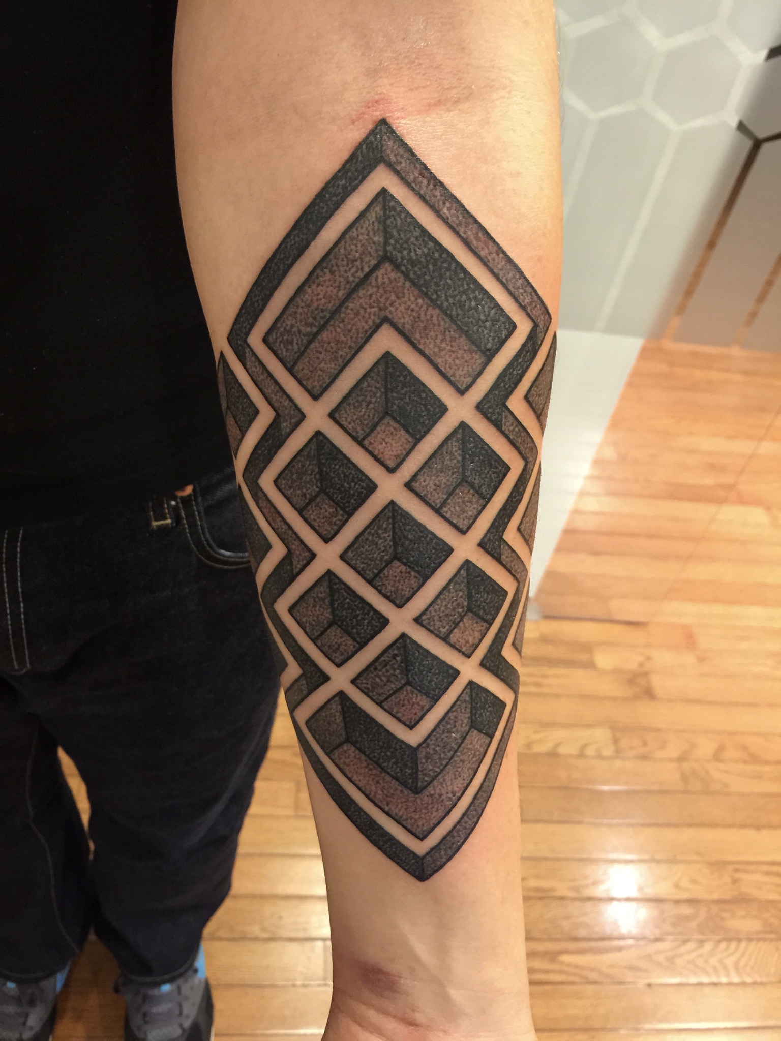 Geometric tattoo